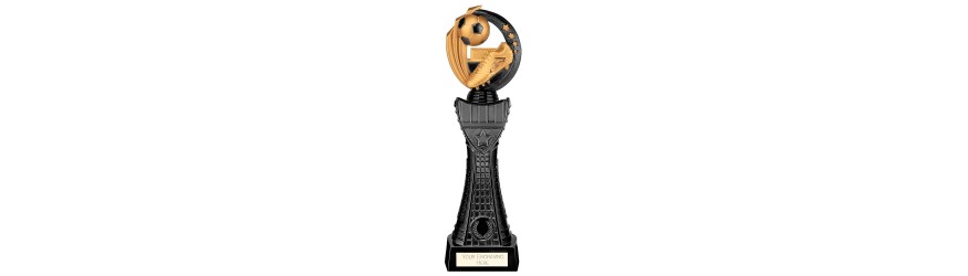 RENEGADE II FOOTBALL TOWER RESIN TROPHY - 4 SIZES - 25CM - 33.5CM RENEGADE II FOOTBALL TOWER RESIN TROPHY - 4 SIZES - 25CM - 33.5CM